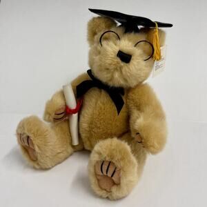 DanDee Collectors Choice Graduation Teddy Bear Plush Stuffed Animal Tan